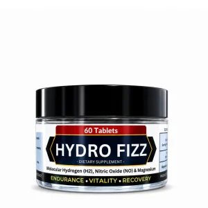 Exodus Immunology Hydro Fizz 60 molecular hydrogen supplement with nitric oxide support and magnesium