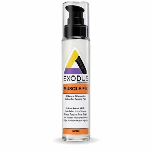 Muscle Fix 50 ml topical lotion bottle by Exodus Immunology