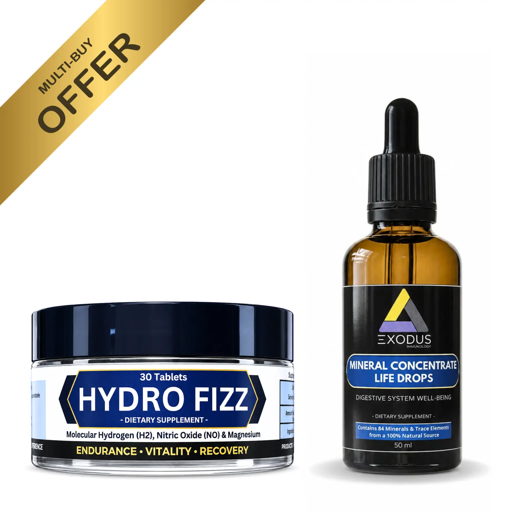Exodus Immunology ZMA+ Copper and Muscle Fix Combo